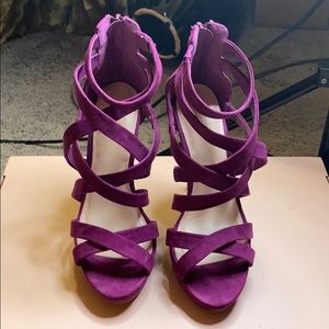 Purple Platform Heels